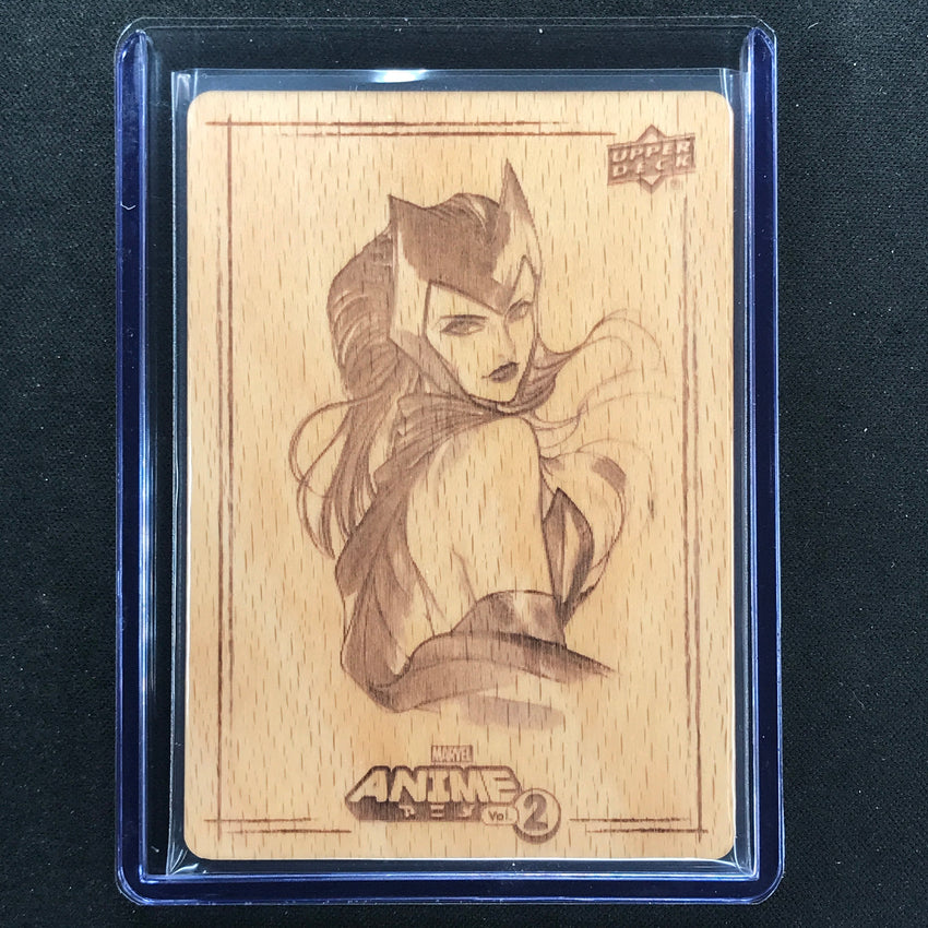 2023 Marvel Anime Vol. 2 Scarlet Witch Woodblock Echo Base No 27
