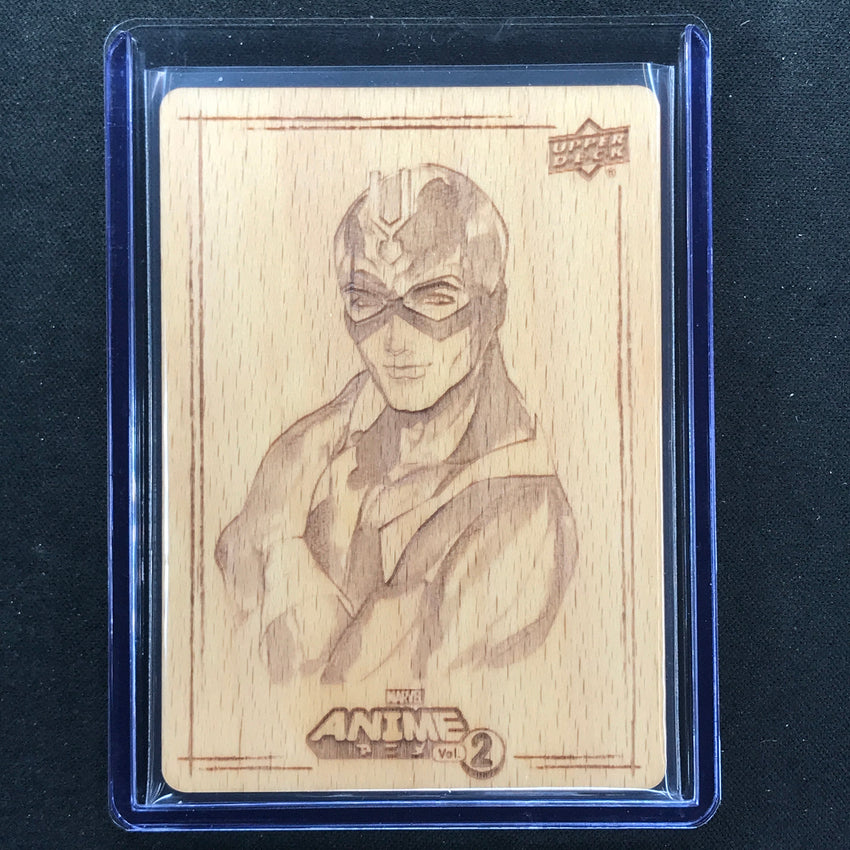 2023 Marvel Anime Vol. 2 Black Bolt Woodblock Echo Base No 56