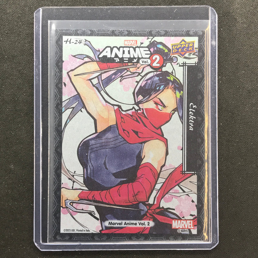 2023 Marvel Anime Vol. 2 Elektra Hanafuda Base No 24