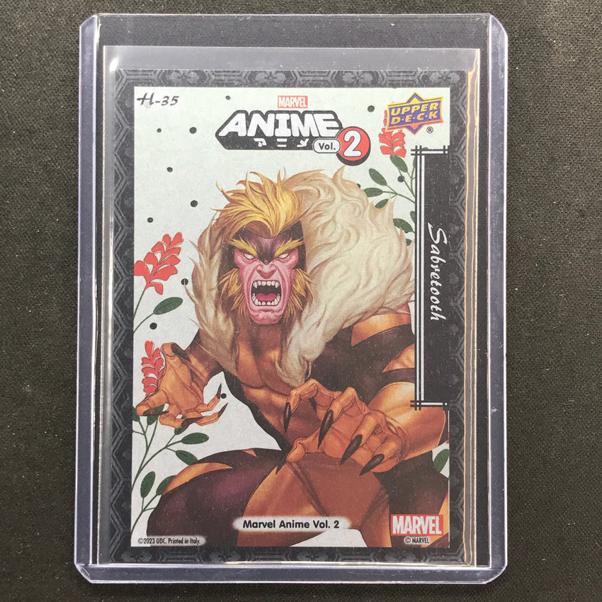 2023 Marvel Anime Vol. 2 SABRETOOTH Hanafuda Base SP #35