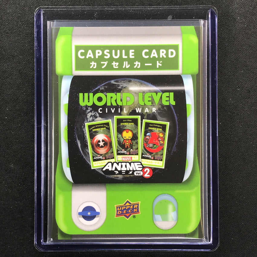 2023 Marvel Anime Vol. 2 CIVIL WAR Capsule Cards World Level Event #WL-01 SEALED