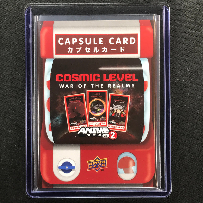 2023 Marvel Anime Vol. 2 WAR OF THE REALMS Capsule Cards Cosmic #CL-03 SEALED
