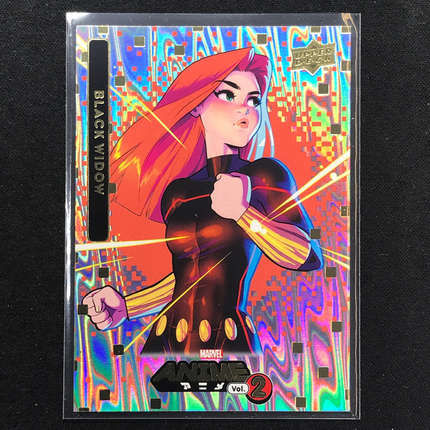 2023 Marvel Anime Vol. 2 Black Widow Base Japanese Mega Moon No 5