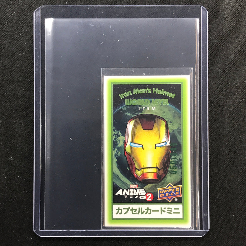 2023 Marvel Anime Vol. 2 Iron Mans Helmet World Level Mini Item 50/349