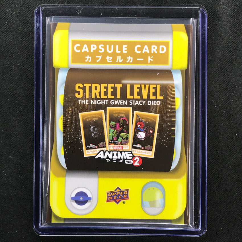 2023 Marvel Anime Vol. 2 NIGHT GWEN STACY DIED Capsule Card Street #SL-01 OPENED