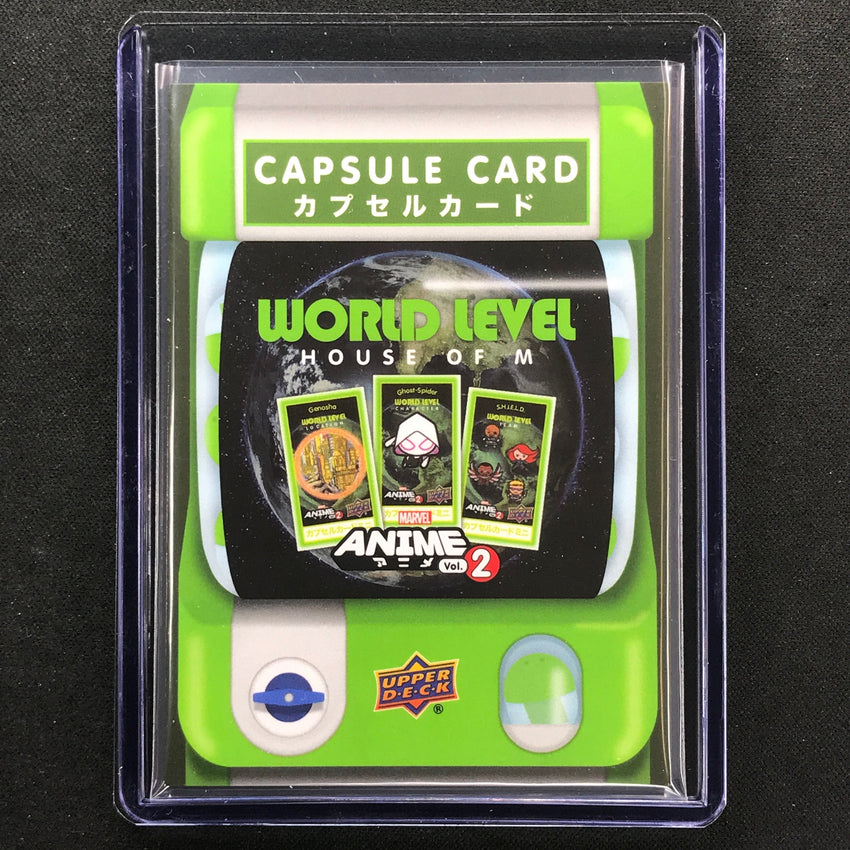 2023 Marvel Anime Vol. 2 HOUSE OF M Capsule Card World Level Event #WL-03 OPENED
