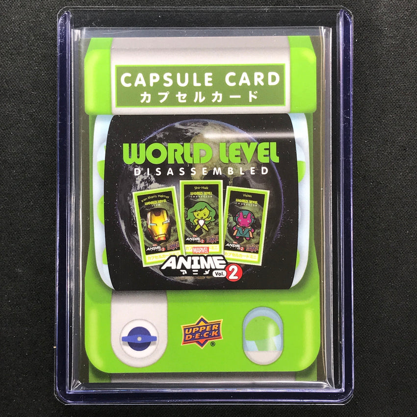 2023 Marvel Anime Vol. 2 Disassembled Capsule Cards World Level No Wl-05 Opened