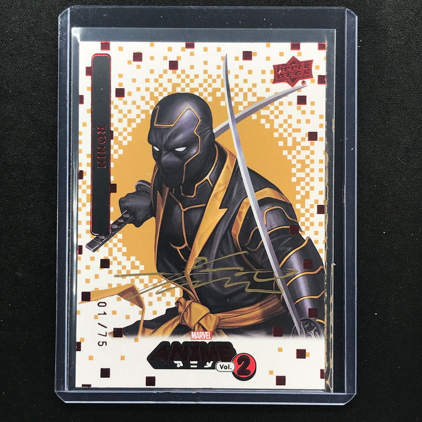 2023 Marvel Anime Vol. 2 Ronin Base Artist Auto Red 1/75 No 80 In-hyuk Lee