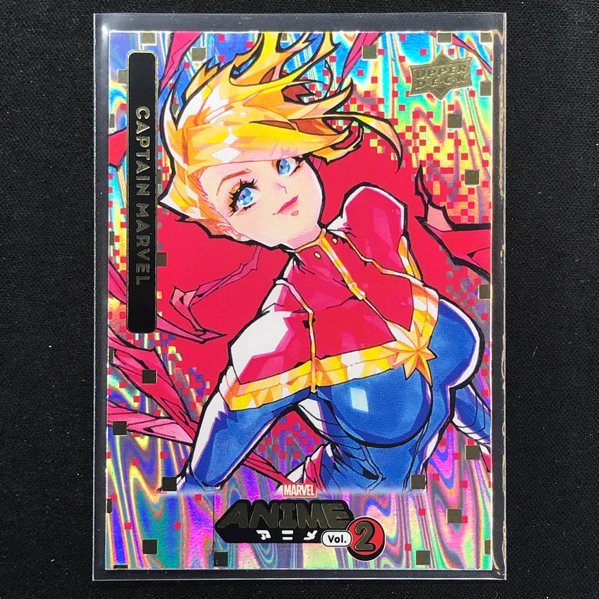 2023 Marvel Anime Vol. 2 CAPTAIN MARVEL Base Japanese Mega Moon SSP #10