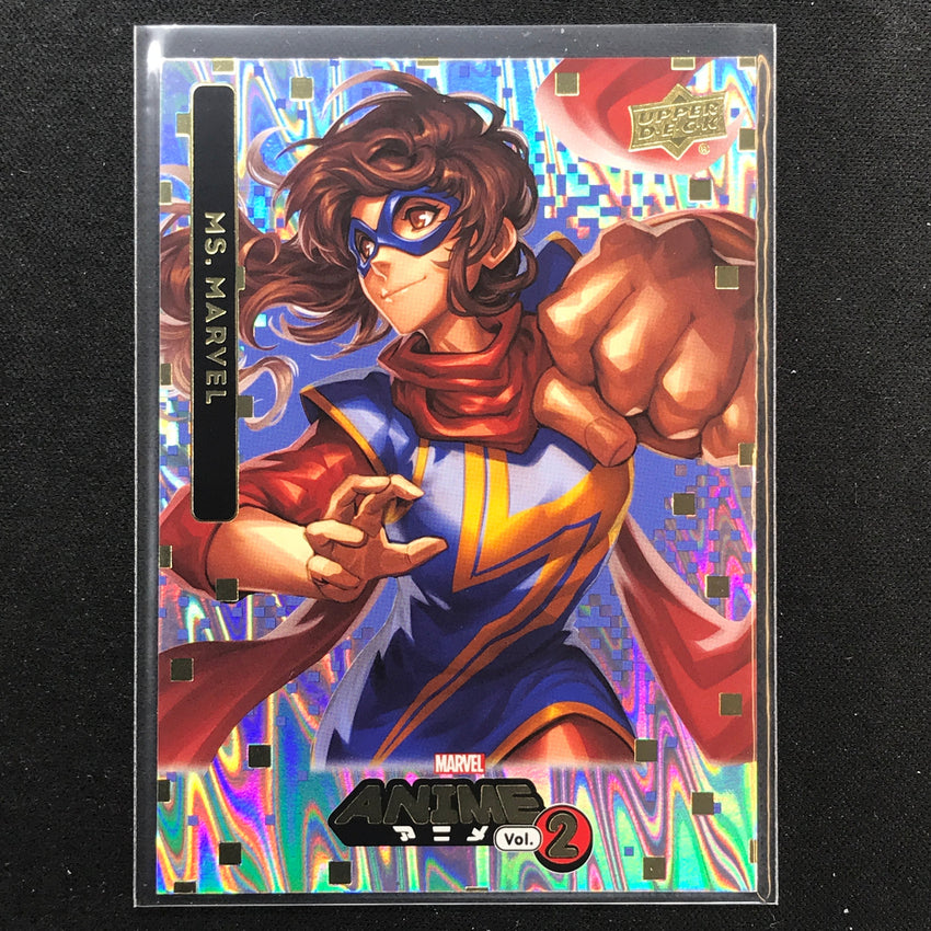 2023 Marvel Anime Vol. 2 Ms. Marvel Base Japanese Mega Moon No 25