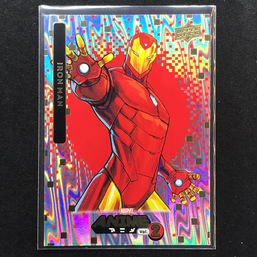 2023 Marvel Anime Vol. 2 IRON MAN Base Japanese Mega Moon SSP #37