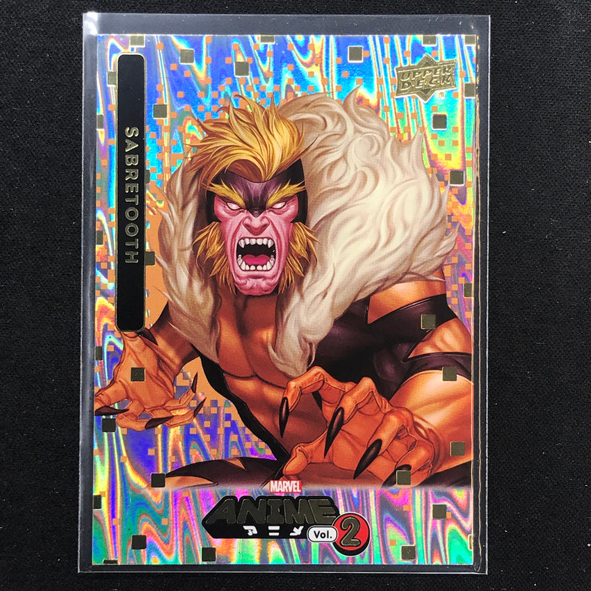 2023 Marvel Anime Vol. 2 Sabretooth Base Japanese Mega Moon No 76
