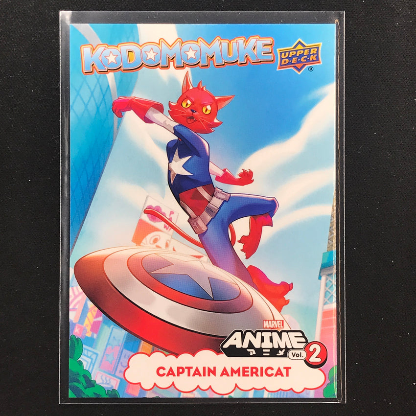 2023 Marvel Anime Vol. 2 Captain Americat Kodomomuke Base No 12