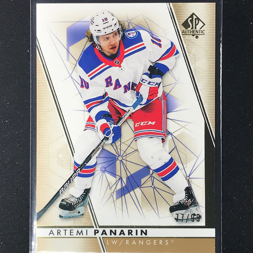 2022-23 Sp Authentic Nhl Artemi Panarin Limited Gold 77/99