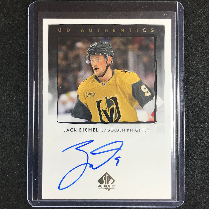 2022-23 Sp Authentic Nhl Jack Eichel Ud Authentics Auto Ssp No Je