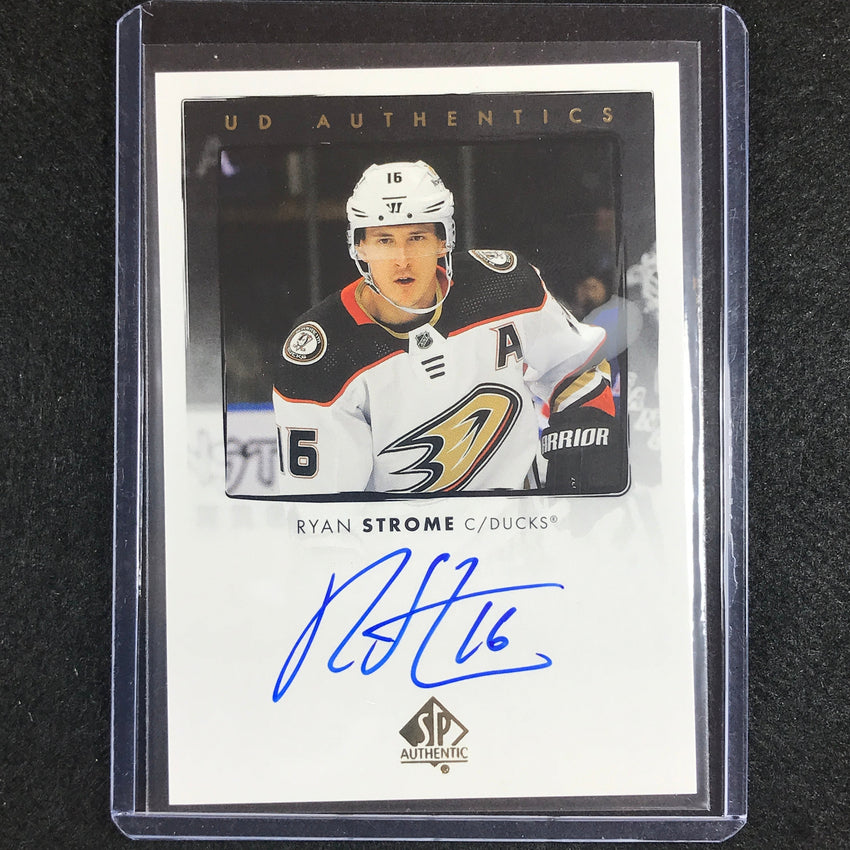 2022-23 Sp Authentic Nhl Ryan Strome Ud Authentics Auto No Rs