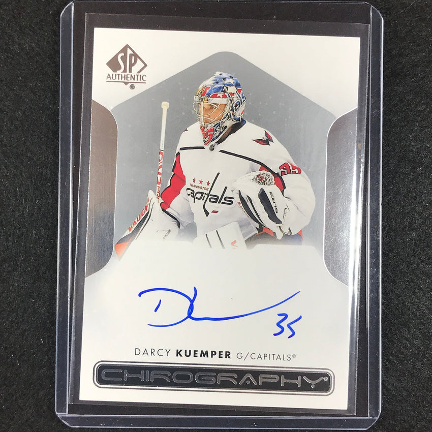2022-23 SP Authentic NHL DARCY KUEMPER Chirography Auto SP #DK