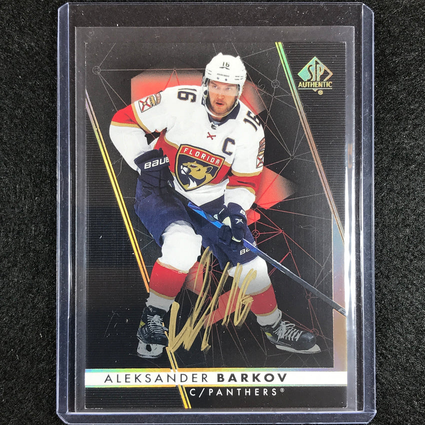 2022-23 Sp Authentic Nhl Aleksander Barkov Base Limited Auto Black Gold No 54