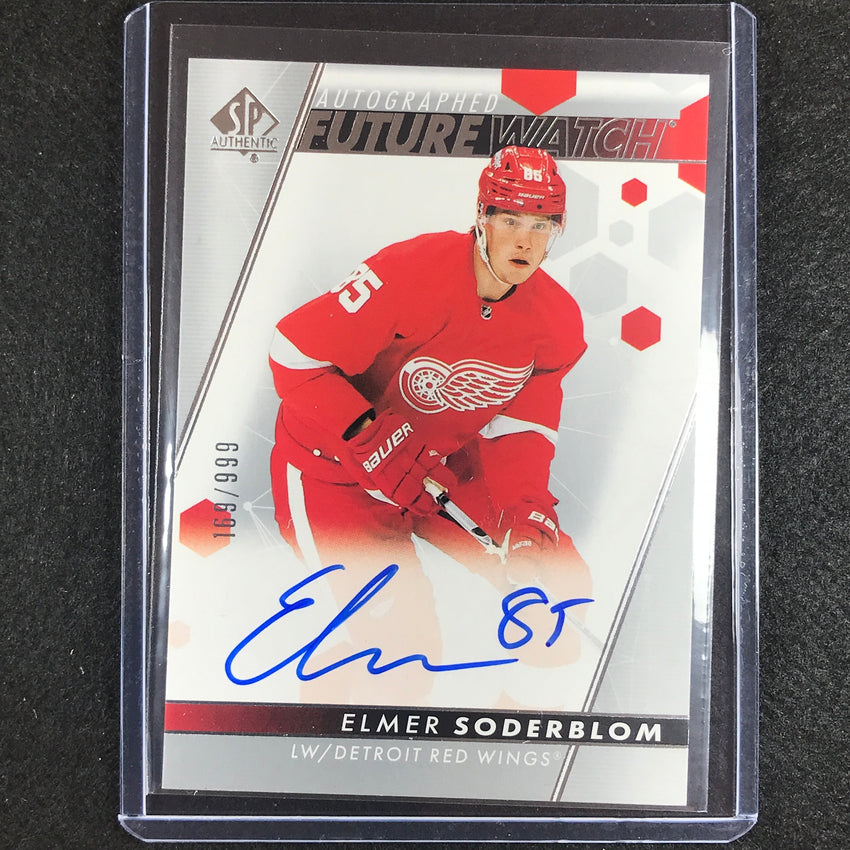2022-23 SP Authentic NHL ELMER SODERBLOM Future Watch Rookie Auto 169/999 #147