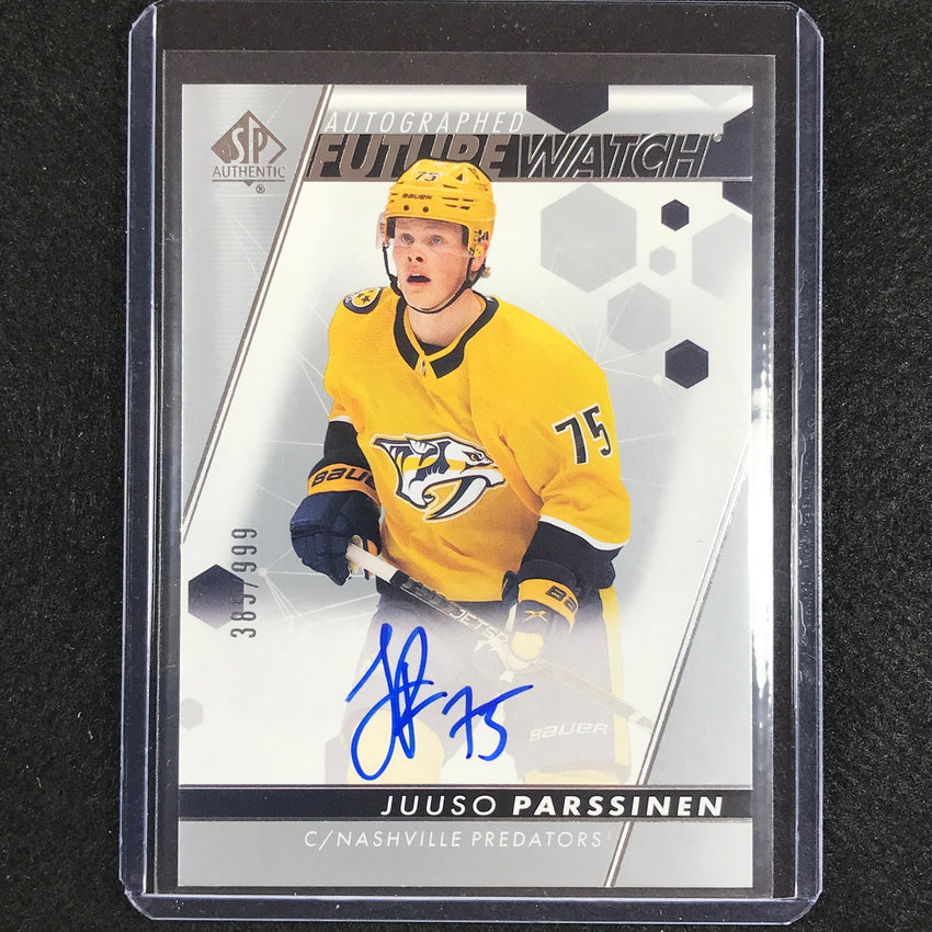 2022-23 Sp Authentic Nhl Juuso Parssinen Future Watch Rookie Auto 385/999 No 172