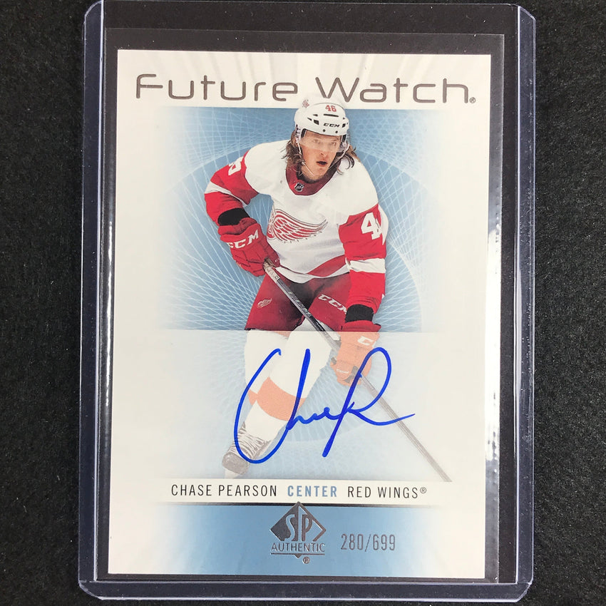 2022-23 SP Authentic NHL CHASE PEARSON Retro Future Watch Rookie Auto 280/699