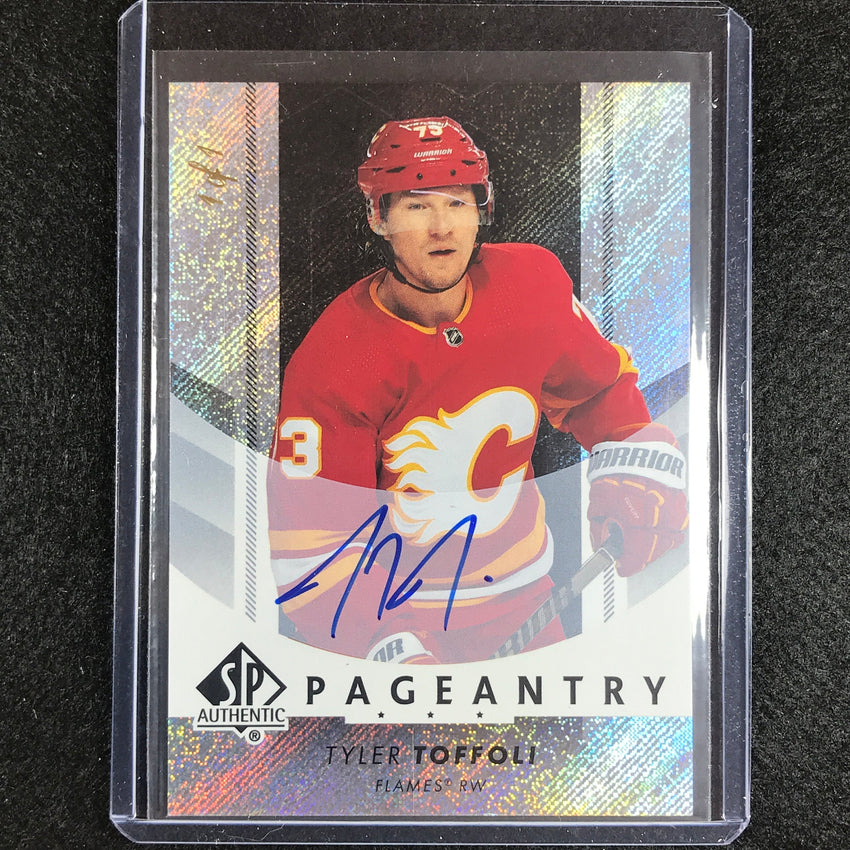 2022-23 Sp Authentic Nhl Tyler Toffoli Pageantry Auto Black 1/1