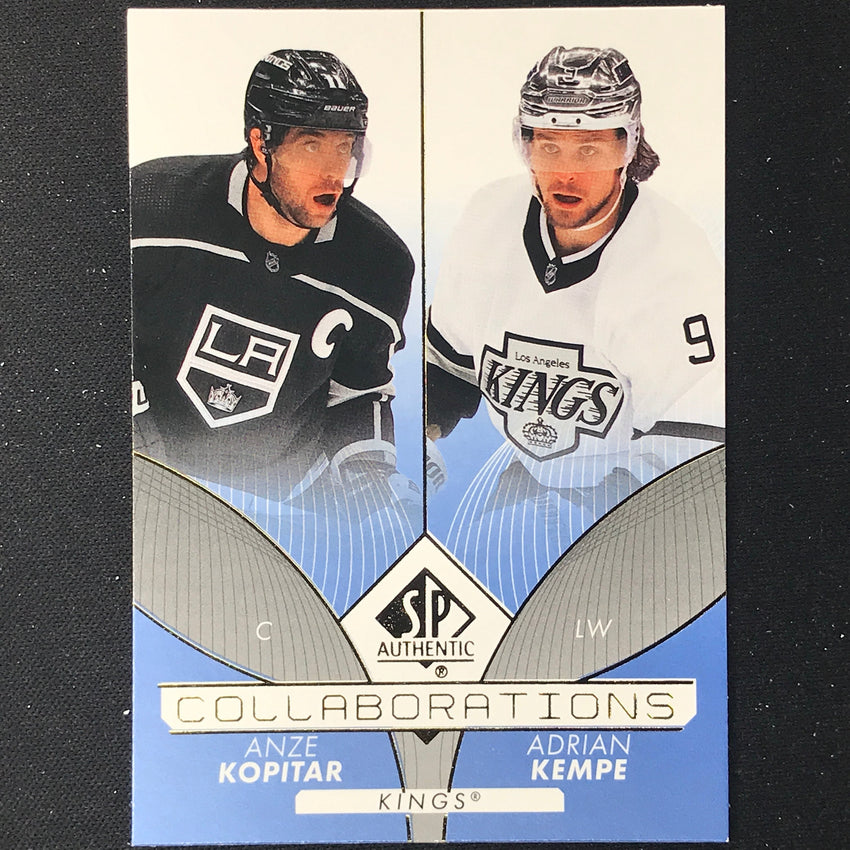 2022-23 SP Authentic NHL ANZE KOPITAR ADRIAN KEMPE Collaborations Blue #19