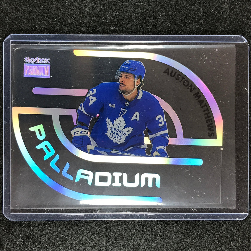 2022-23 Metal Universe Nhl Auston Matthews Palladium Die-cut Acetate Base No 1