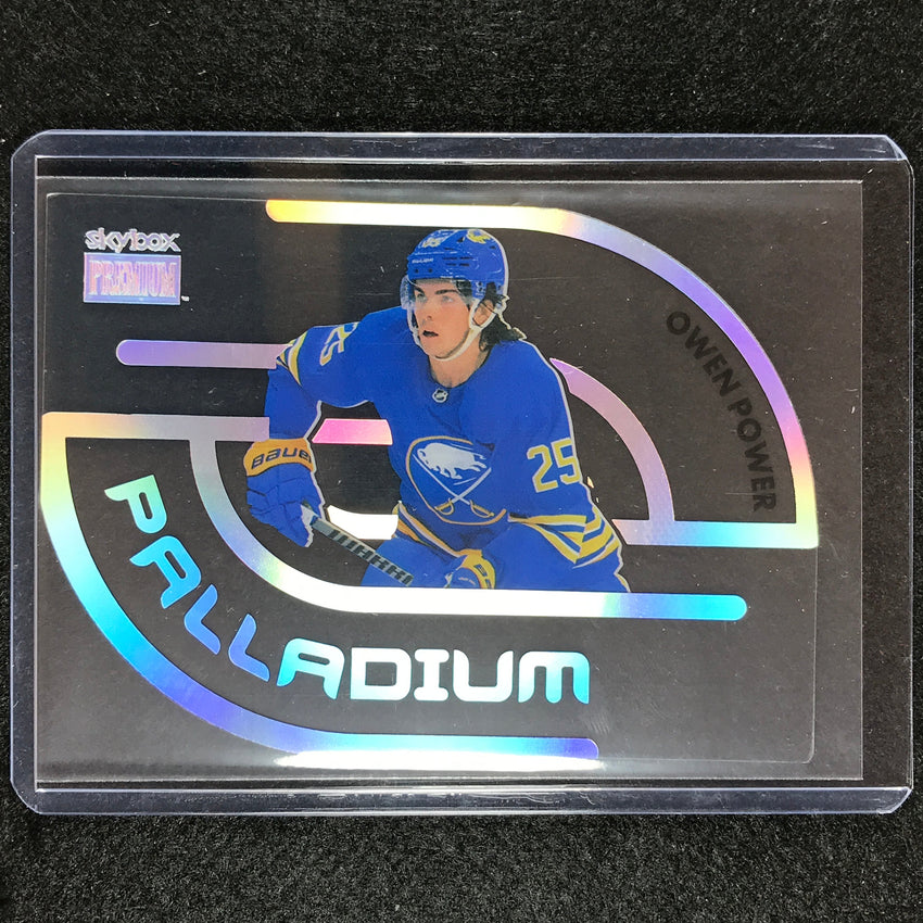2022-23 Metal Universe NHL OWEN POWER Palladium Die-Cut Acetate Rookie Base #28