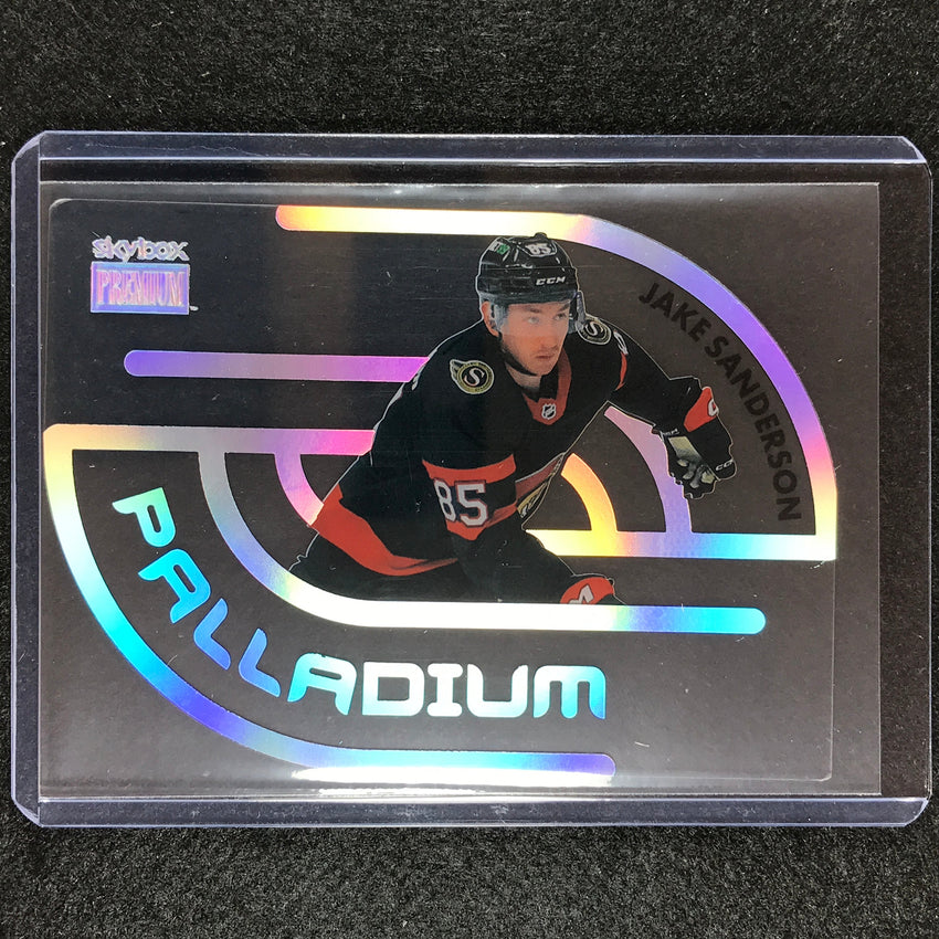 2022-23 Metal Universe NHL JAKE SANDERSON Palladium Die-Cut Acetate Rookie #29