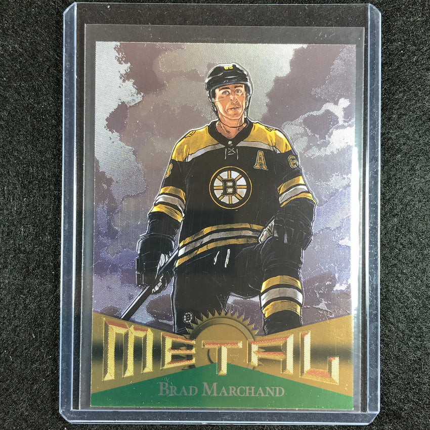 2022-23 Metal Universe Nhl Brad Marchand 2013 Retro Base Ssp No 11