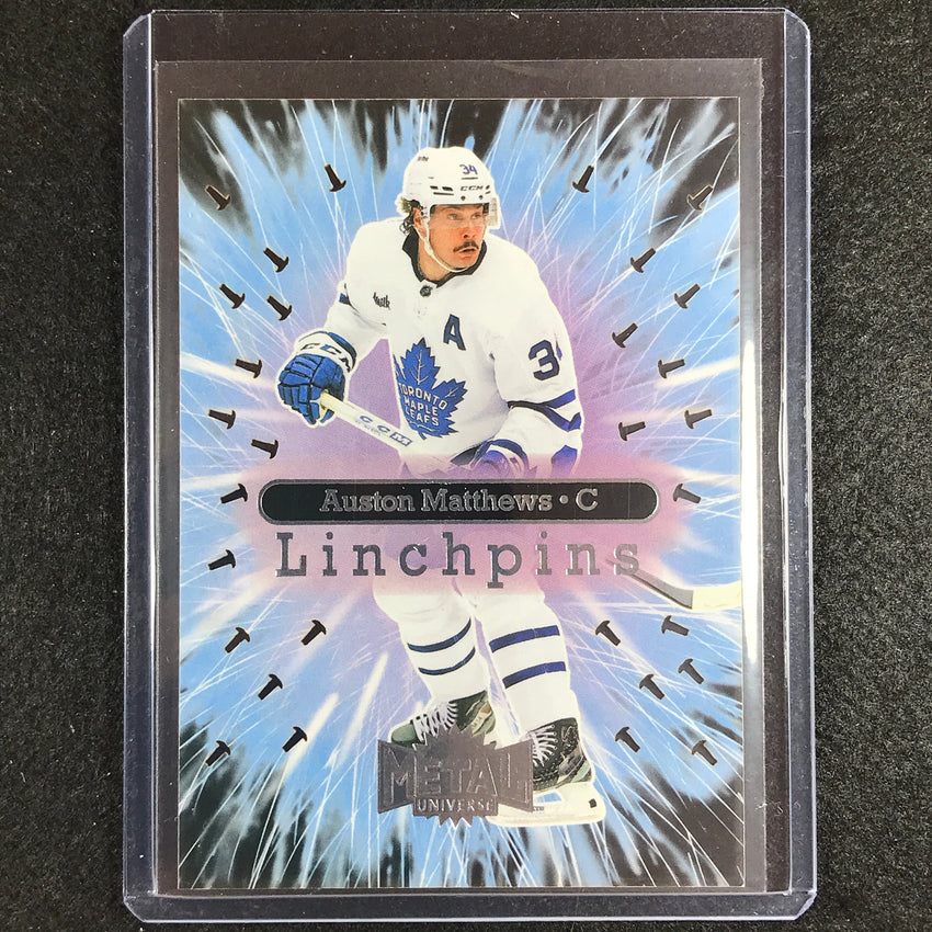 2022-23 Metal Universe Nhl Auston Matthews Linchpins Ssp No 20