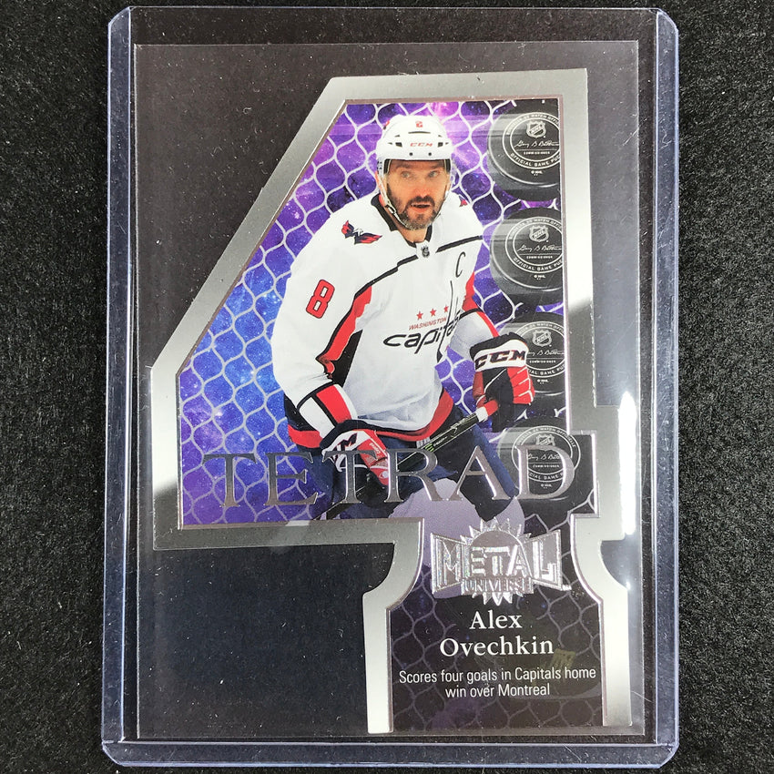 2022-23 Metal Universe NHL ALEX OVECHKIN Tetrad Die-Cut SSP #15