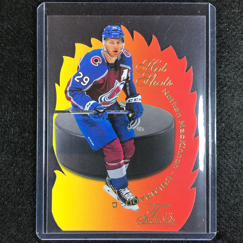 2022-23 Metal Universe Nhl Nathan Mackinnon Hot Shots Die-cut Ssp No 10