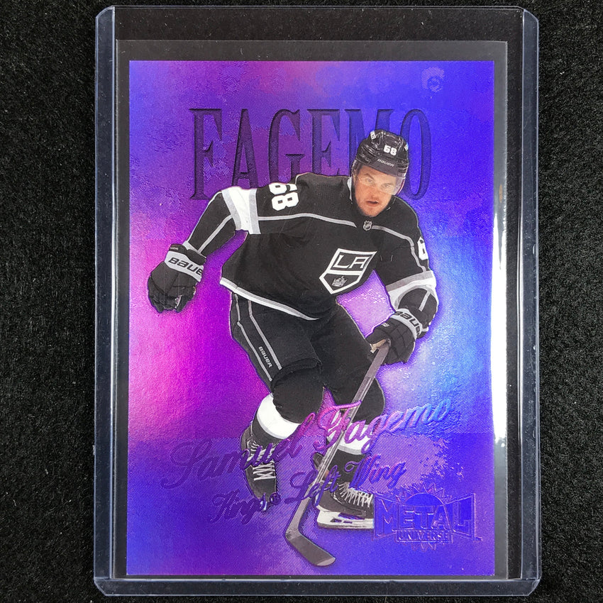 2022-23 Metal Universe Nhl Samuel Fagemo 1998-99 Retro Rookie Purple Fx 73/199