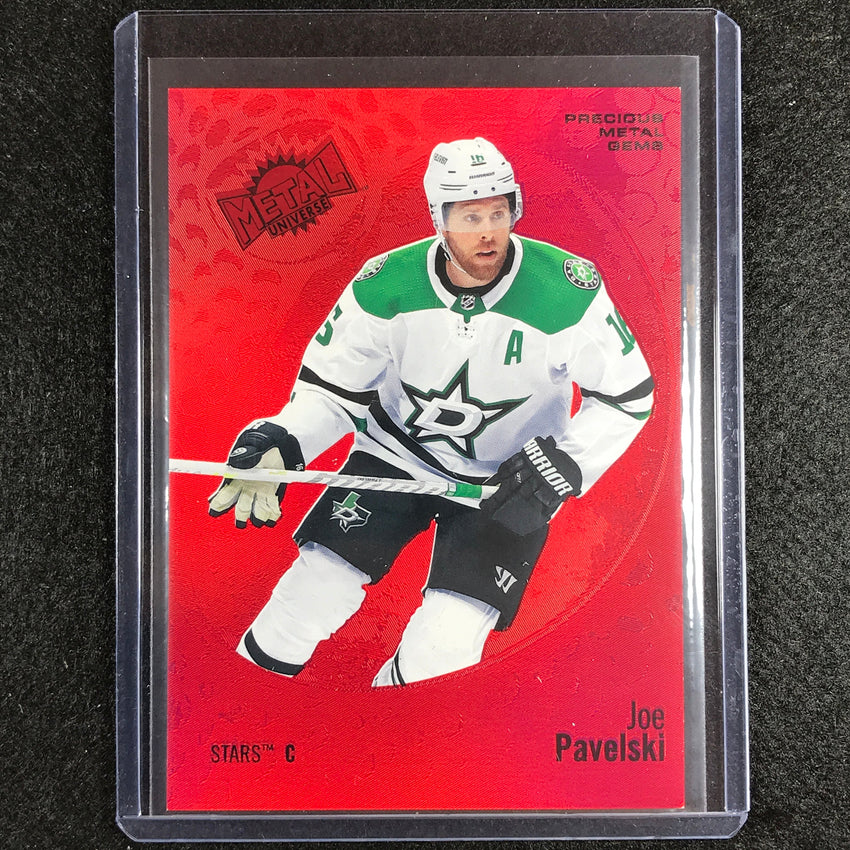 2022-23 Metal Universe Nhl Joe Pavelski Precious Metal Gems Pmg Red 57/100