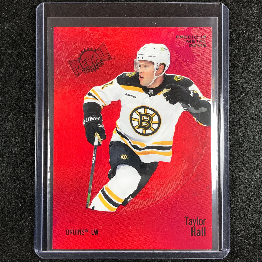 2022-23 Metal Universe Nhl Taylor Hall Precious Metal Gems Pmg Red 79/100