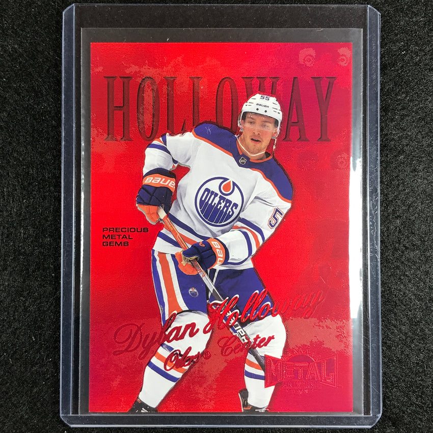 2022-23 Metal Universe Nhl Dylan Holloway 1998-99 Retro Rookie Pmg Red 58/100