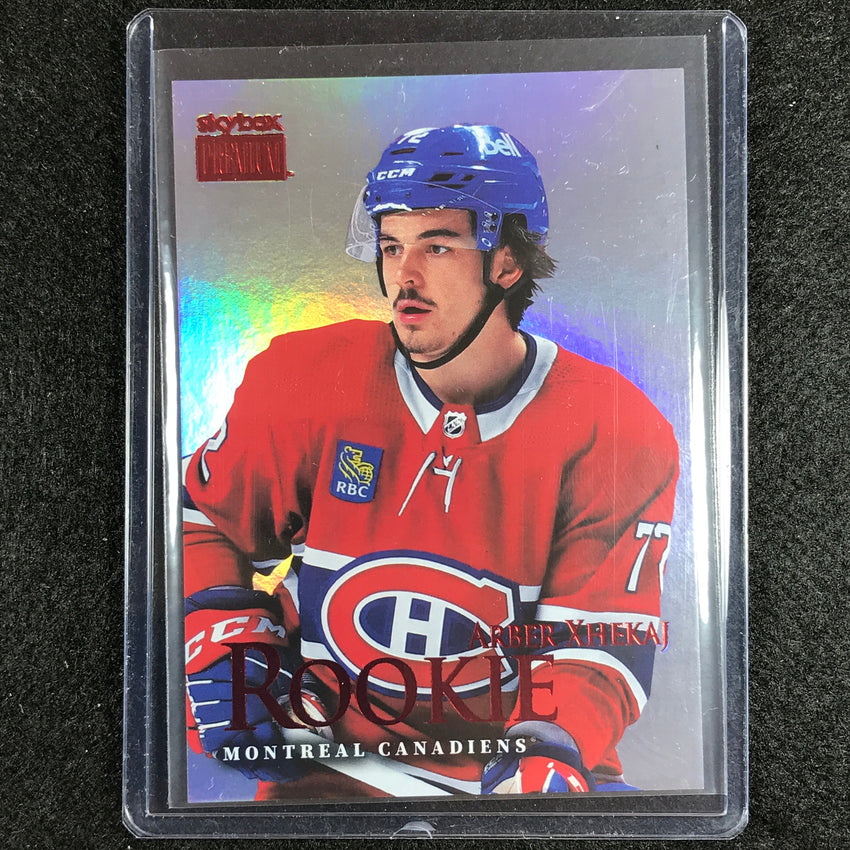 2022-23 Metal Universe Nhl Arber Xhekaj Premium Prospects Rookie Rubies 48/50