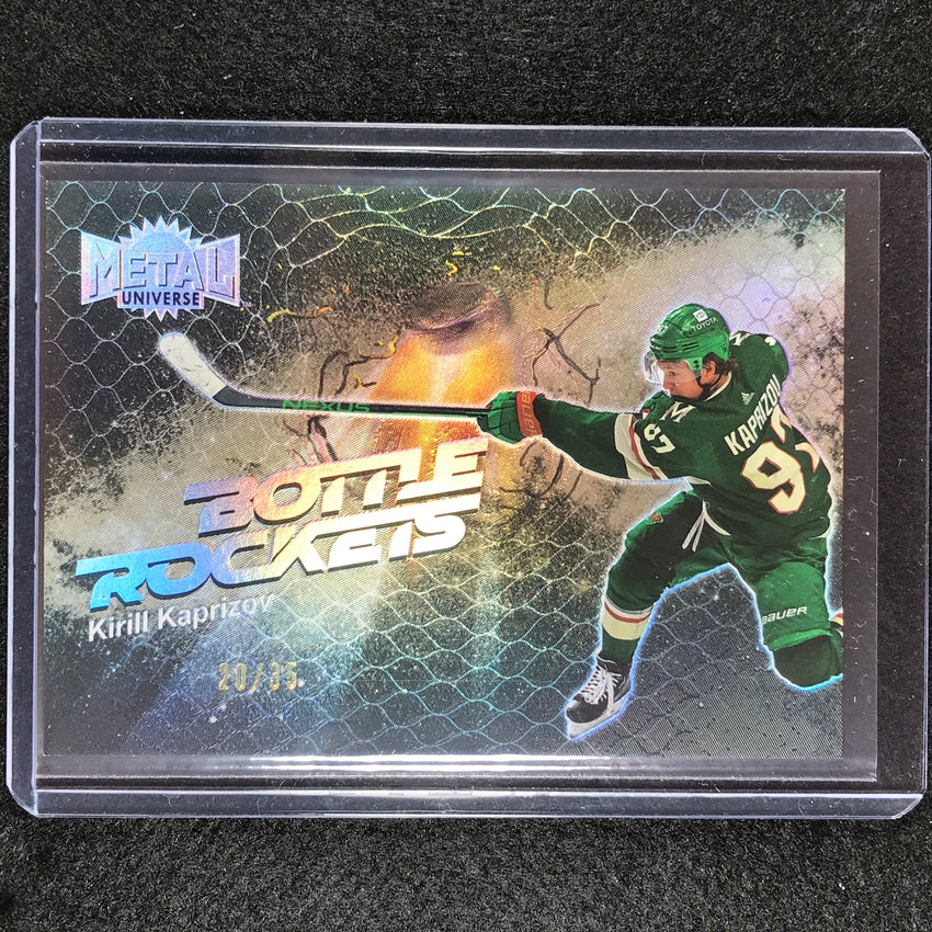 2022-23 Metal Universe Nhl Kirill Kaprizov Bottle Rockets Gold 20/35