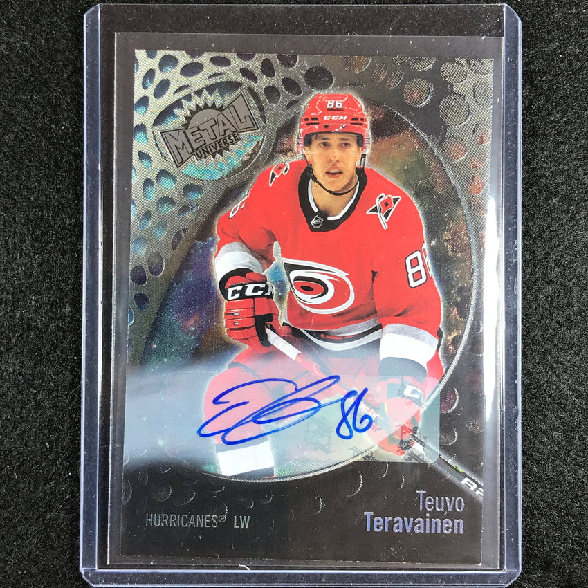 2022-23 Metal Universe NHL TEUVO TERAVAINEN Base Silver FX Auto #13