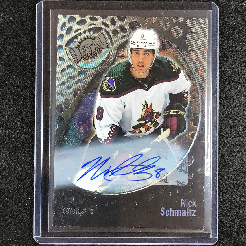 2022-23 Metal Universe NHL NICK SCHMALTZ Base Silver FX Auto #56