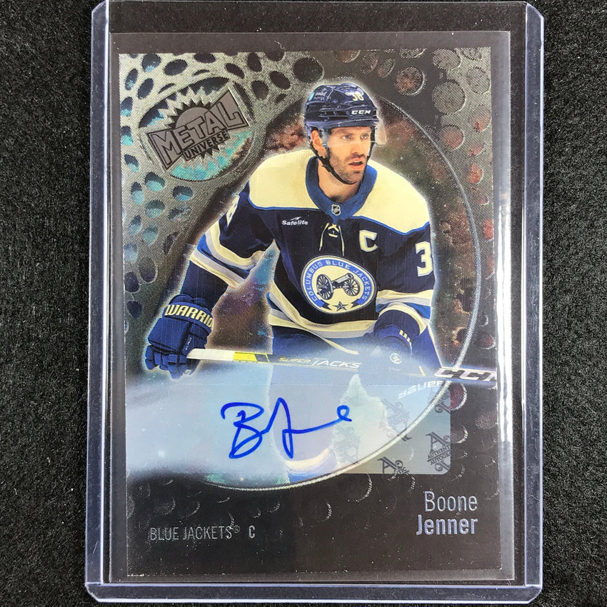 2022-23 Metal Universe NHL BOONE JENNER Base Silver FX Auto #59