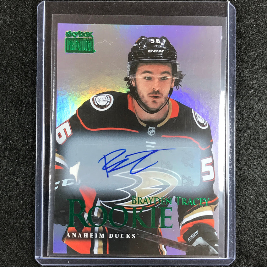 2022-23 Metal Universe NHL BRAYDEN TRACEY Premium Prospects Rookie Auto #15