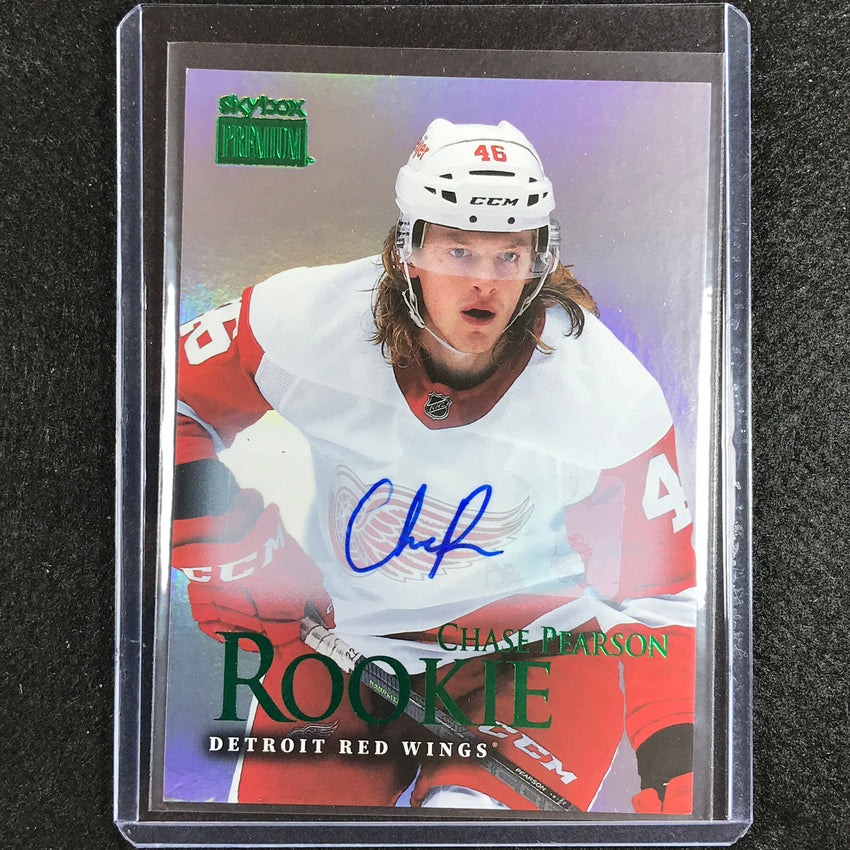 2022-23 Metal Universe Nhl Chase Pearson Premium Prospects Rookie Auto No 28