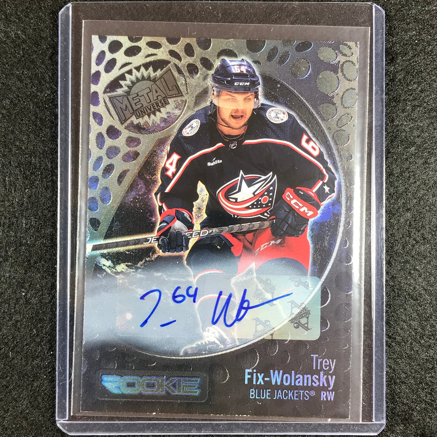 2022-23 Metal Universe Nhl Trey Fix-wolansky Rookie Silver Fx Auto 65/349