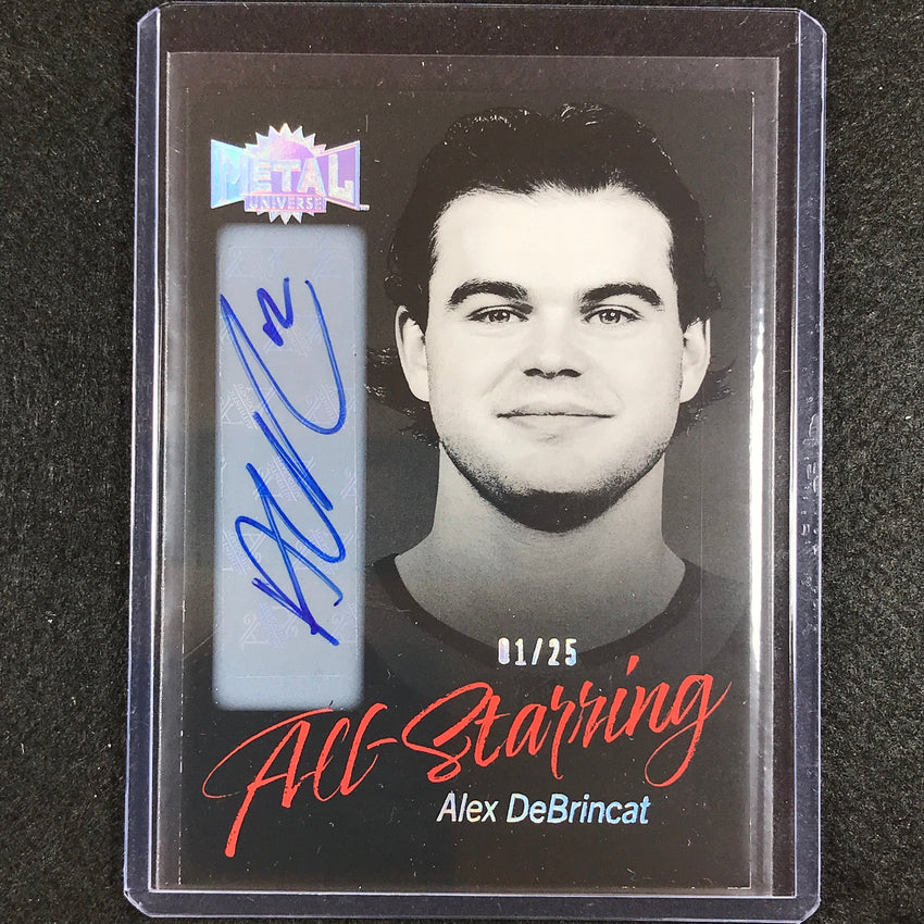 2022-23 Metal Universe Nhl Alex Debrincat All-starring Auto Silver 1/25