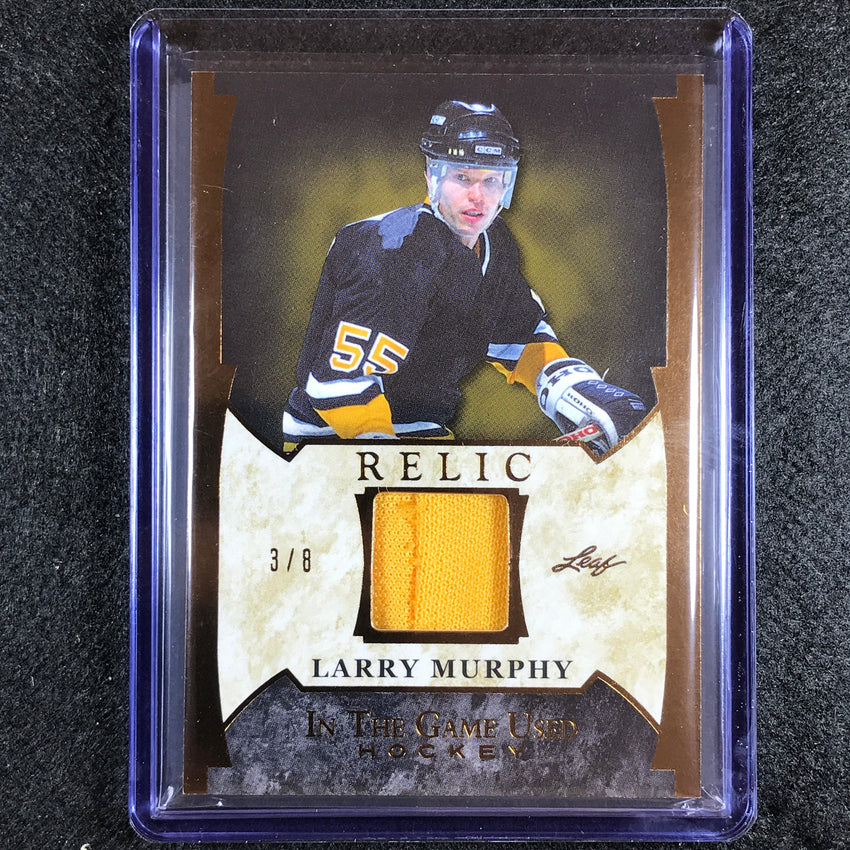 2022-23 In The Game Used Nhl Larry Murphy Game Used Relic Bronze Foil 12/45