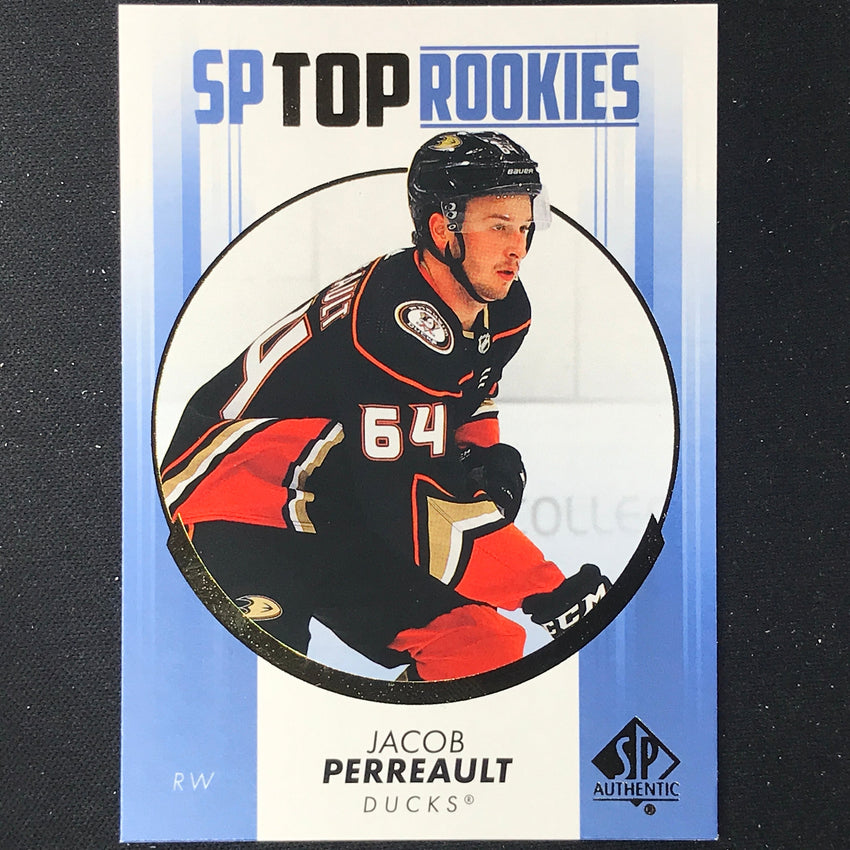 2022-23 SP Authentic NHL JACOB PERREAULT Top Rookies Blue #12