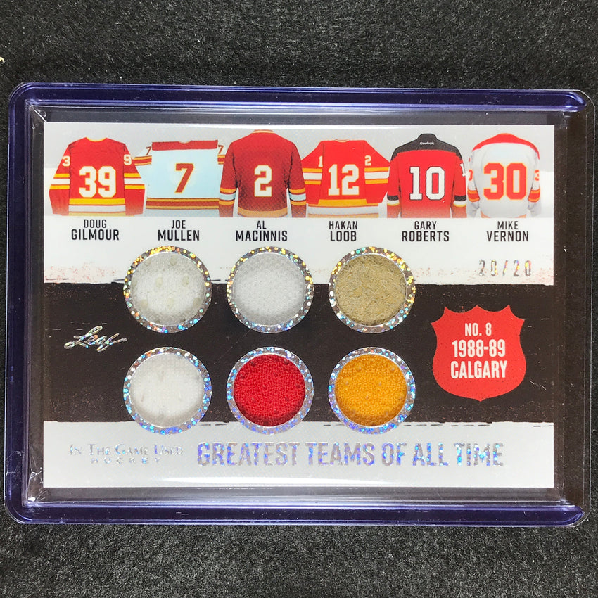 2022-23 In The Game Used Nhl 1988-89 Calgary Greatest Teams All Time Relic 20/20